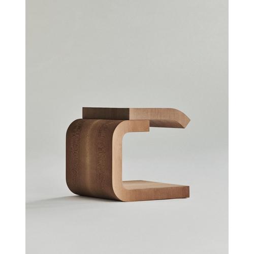 Contemporary Platane Modular Side Table in Plane Tree Wood by Mono Editions For Sale - Image 3 of 5