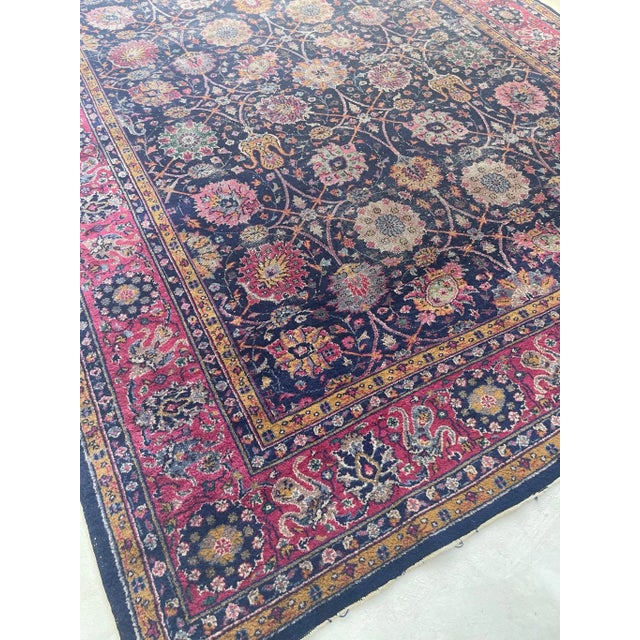 Turkish Vintage Turkish Tabriz Design Rug - 9.3 X 12.2 For Sale - Image 3 of 12