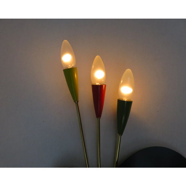 Sconce in the form of a Painter's Palette from Kaiser-Leuchten, 1950s For Sale - Image 9 of 18