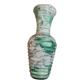 Italian (Fair Trade) Decorative Blown-Glass Vase For Sale