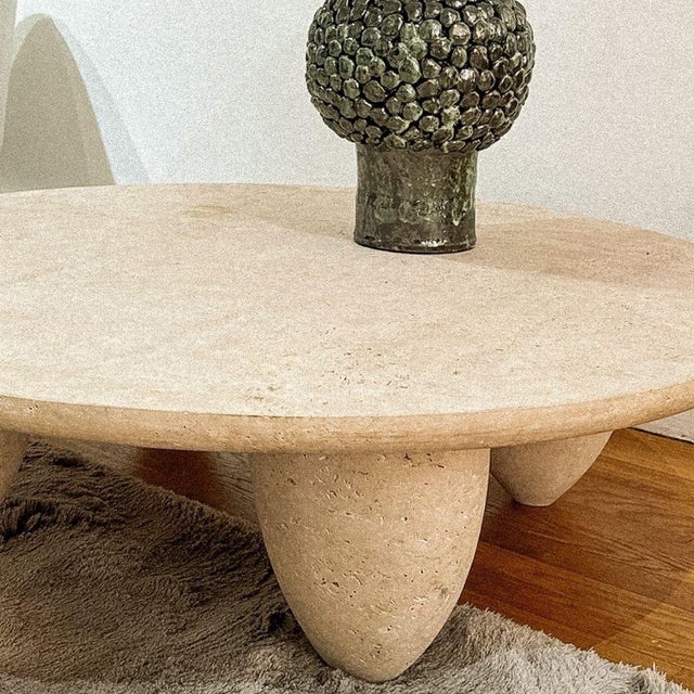 Lunarys Round Center Table by Hommés Studio For Sale - Image 4 of 6