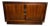 Jack Cartwright Modern Mid-Century Walnut Cabinet With Brass Hardware, Attributed For Sale