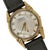 Postmodern 1970s 10k Geneva Sunburst Automatic Swiss Watch W/ Calfskin Band For Sale - Image 3 of 11