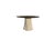 Description A striking fusion of two luxury design houses. This custom dining table features a sculptural fluted pedestal...