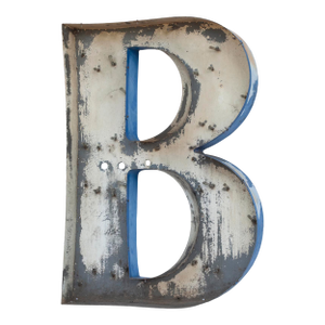 XL Vintage Upper Case Letter “B”