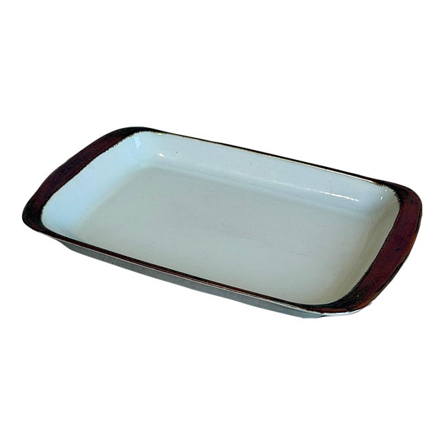 Baking Dish Rectangular Stoneware Désirée Denmark Thule Mid-Century Modern 1970s For Sale