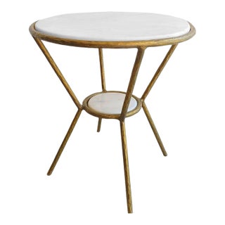 Modern Round Marble Table For Sale