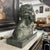 Ceramic Antique Art Deco Male Bust Sculpture from J. Domisse, 1930s For Sale - Image 7 of 13