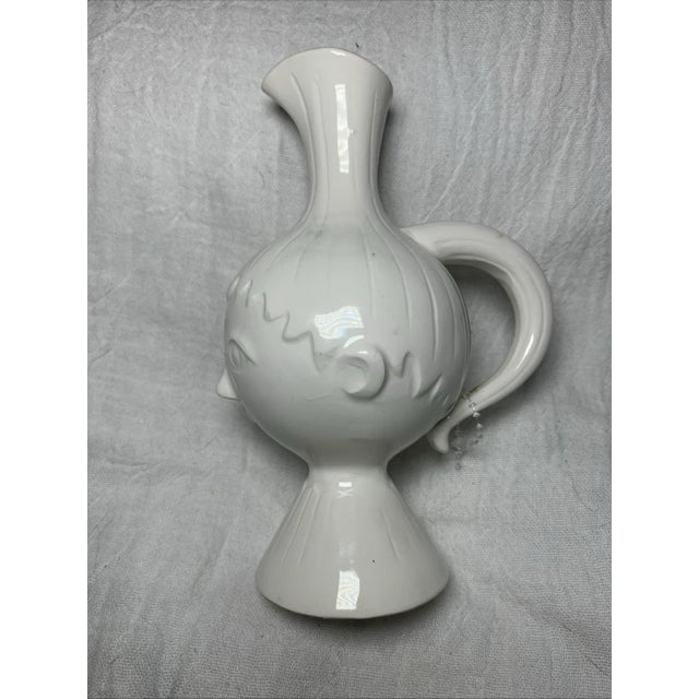 Vintage 1960s Japanese Midcentury MCM Nippon Yoko Boeki Vase Face Head Japan For Sale In Madison - Image 6 of 7