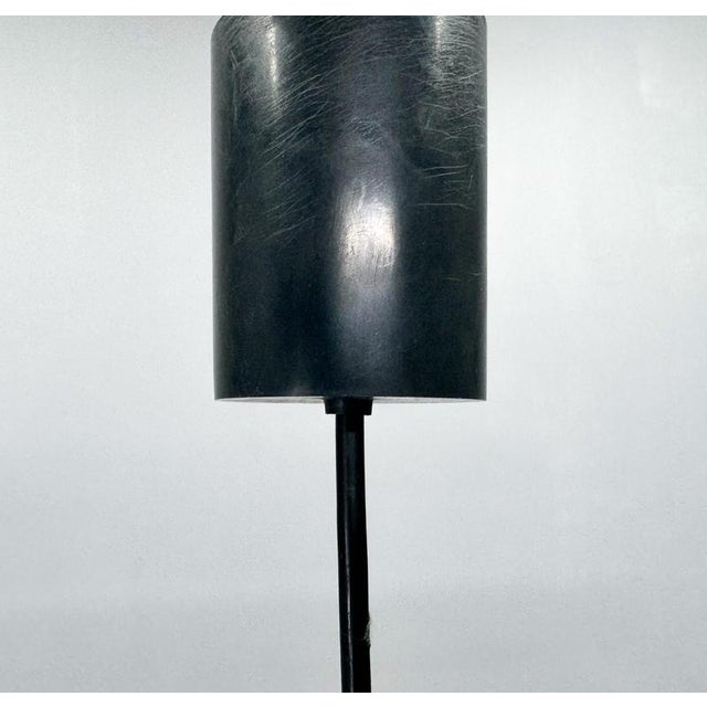 Small Vintage Pressed Glass Pendant Light, Former Czechoslovakia, 1970s For Sale - Image 9 of 11