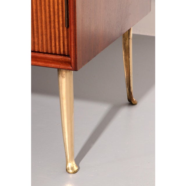 Wood Mid-Century Italian Modular Wall System attributed to Vittorio Dassi, 1950s, Set of 7 For Sale - Image 7 of 17