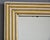 1950s Mid Century English Mirror With White and Gilt Reeded Frame For Sale - Image 5 of 8