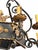 Antique French Gothic Revival Crown Chandelier Wrought Iron 12 Lights For Sale - Image 4 of 8