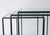 Vintage 80s Postmodern Black Metal & Glass Nesting Tables - Set of 3 For Sale - Image 10 of 17