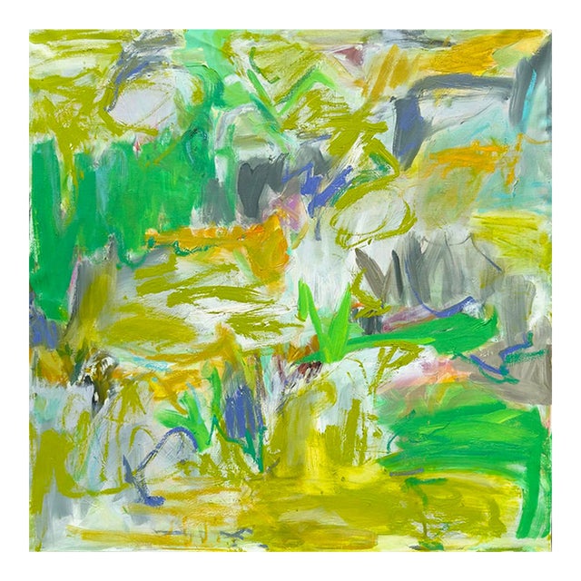 "Renewal" by Trixie Pitts Abstract Oil Painting on Linen Canvas For Sale