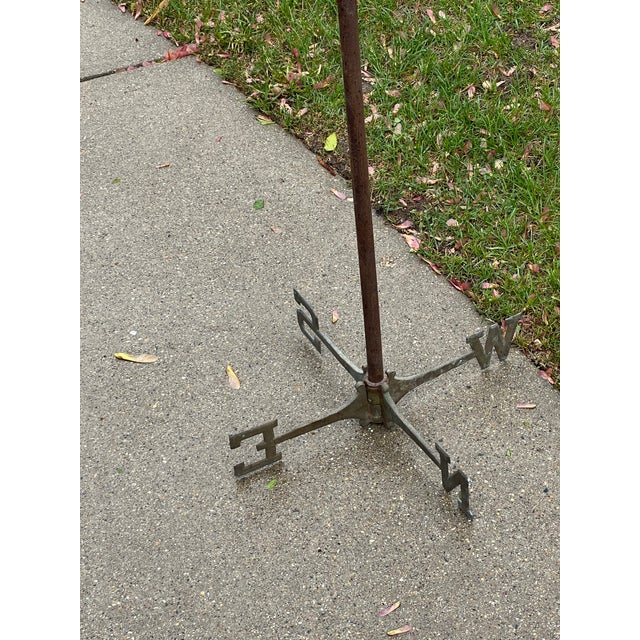 Vintage Copper Eagle Weathervane For Sale - Image 9 of 12