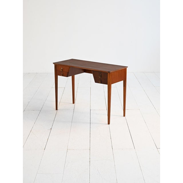 Small Mahogany Desk, 1960s For Sale - Image 4 of 10