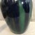 Blue and Green Mid Century Ceramic Drip Glaze Urn/ Vase With Handles For Sale - Image 11 of 12