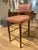Wood Pair of Leather Barstools For Sale - Image 7 of 7
