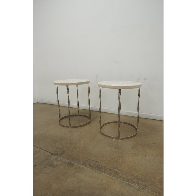 Frontgate Sirao End Tables - Set of 2 For Sale - Image 4 of 12