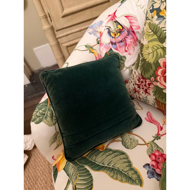 Vintage Needlepoint Pillow For Sale - Image 4 of 6