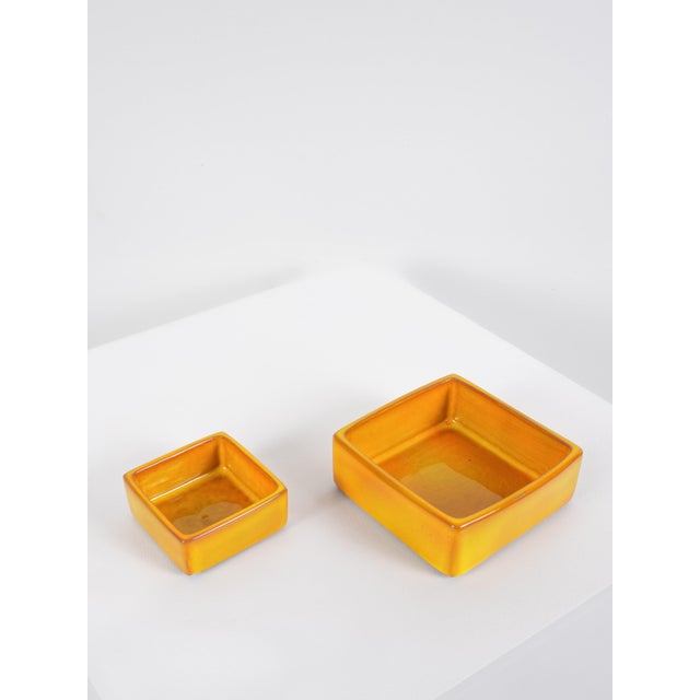 Jacques & dani ruelland (1926-2008) (1933-2010) 2 trinket trays france, circa 1960 ceramic signed “ruelland” on the base...