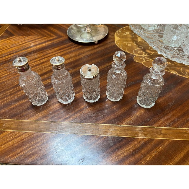 Late 20th Century Salt and Pepper Set- 7 Pieces For Sale - Image 4 of 8