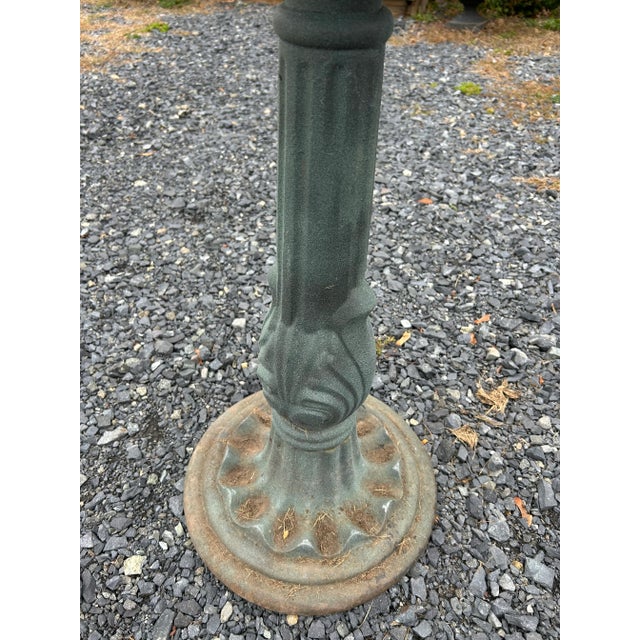Iron & Aluminum Outdoor Bird Bath Sculpture For Sale In Philadelphia - Image 6 of 11