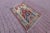 1990s Scandinavian Red Geometric Kelim Rug Size: 3.7 x 5.3 ft ( 110 x 162 cm) 43 x 63 inches Color: Organic Natural Dye (...