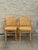 Set of 2 bentwood and cane dining chairs in the style of the A 811 Josef Hoffmann