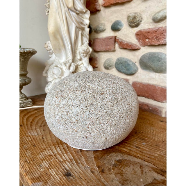French Organic Ceramic Rock Table Lamp by Dora Cazenave, 1970s For Sale - Image 4 of 7