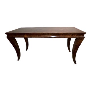 Classic Coconut Shell Console Table. For Sale