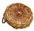 Large Vintage Woven Basket Tray For Sale - Image 4 of 7