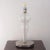 Italian Murano and Crystal Glass Lamp For Sale - Image 3 of 12