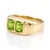 Exude fresh modern elegance with this thick-banded flush ring, expertly crafted with smooth contours that showcase two...