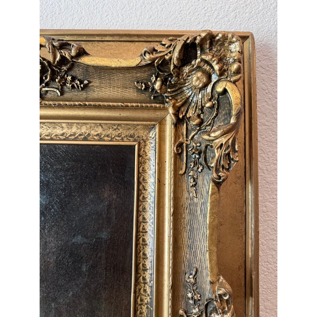 Late 19th Century Antique Lanscape Oil Painting, Andrew P. Hill, 1889 For Sale - Image 5 of 5