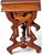 19th Century, American Victorian Walnut, Sewing Table Refurbished. For Sale - Image 12 of 15