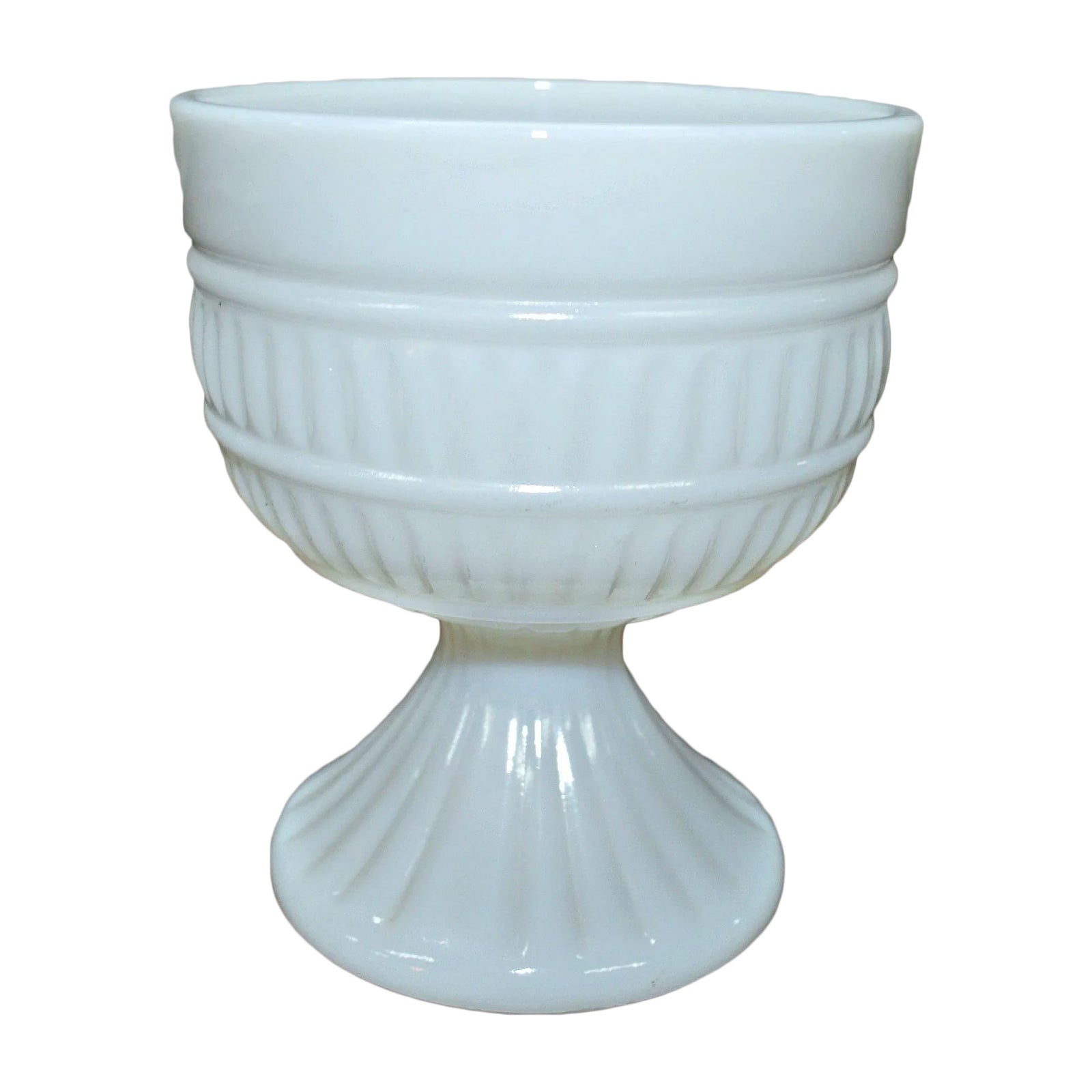 Milk Glass Compote Dish Chairish
