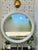 Lane Furniture Post Modern Lane White & Gold Circular Vanity Bathroom Mirror, VTG Wall Hanging Mirror For Sale - Image 4 of 10