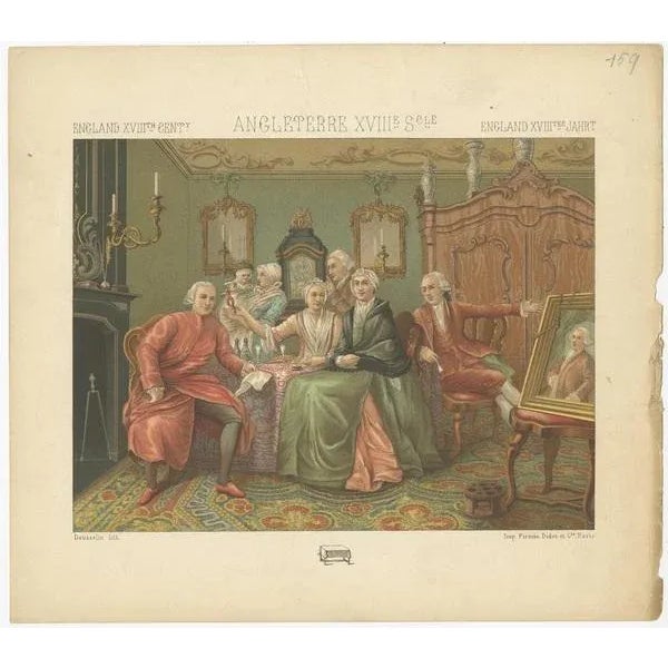 Racinet, English Costumes, 1880, Paper For Sale - Image 3 of 5