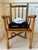 Vintage Handmade Small (Child) Size Rustic Carved Log Wood Chair For Sale - Image 14 of 18