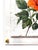 Orange Tropical Hibiscus - Hand Textured Orange Flower Art For Sale - Image 4 of 5