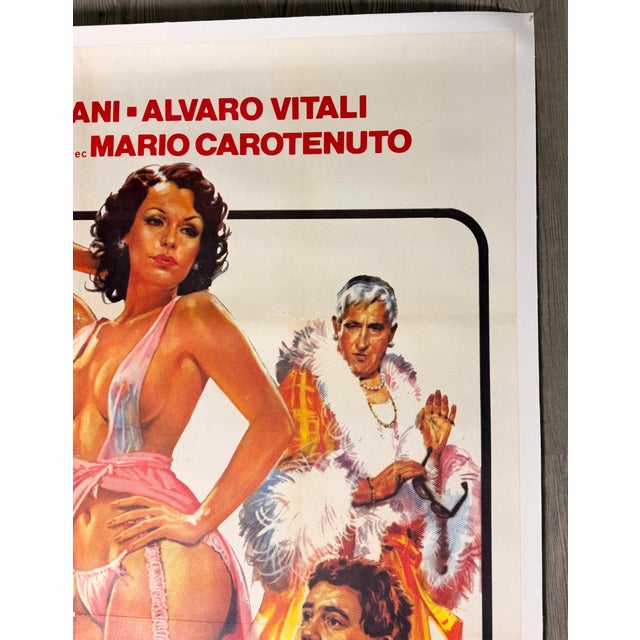 French Le Trou Aux Folles, Hole of the Mad Queen's, Original Movie Poster, 1979 For Sale - Image 3 of 9