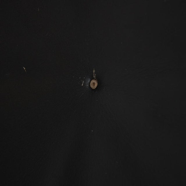 PK33 Stool in Black Aura Leather by Poul Kjærholm, 1980s For Sale - Image 4 of 13