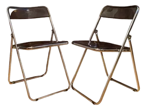 Set of Modernist Folding Chairs, 1970s