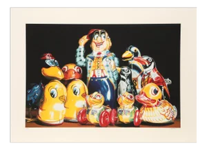 Charles Bell, "Curtain Call", Photo Realist Toy Print
