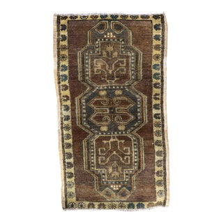 Vintage Tribal Handmade Rug For Sale