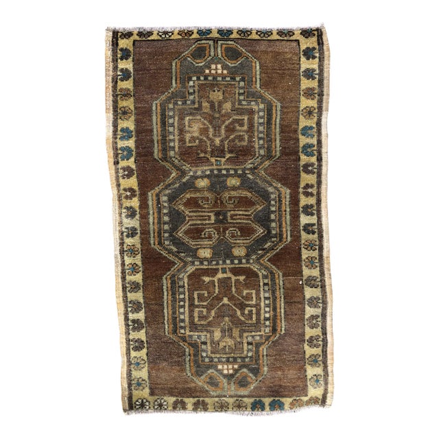 Vintage Tribal Handmade Rug For Sale