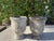 Vintage Volcanic Glaze Terracotta Garden Planters, Pair For Sale In Naples, FL - Image 6 of 12