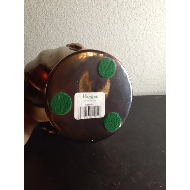 1990s Haeger Bronze Glaze Urn Vase For Sale In Dallas - Image 6 of 8